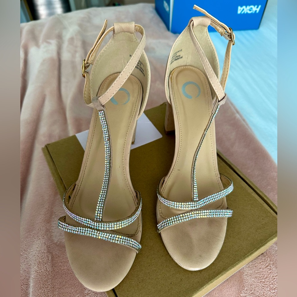 Journee Collection Footwear Nude Heels